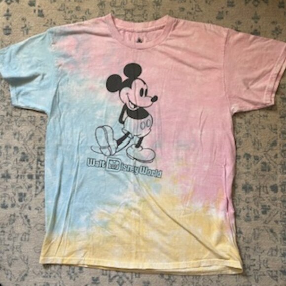 Disney Tops - 🧡 3/15 Disney Tie Dye Mickey Mouse T-Shirt Women's L